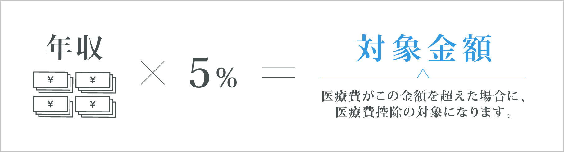 医療費控除の対象金額